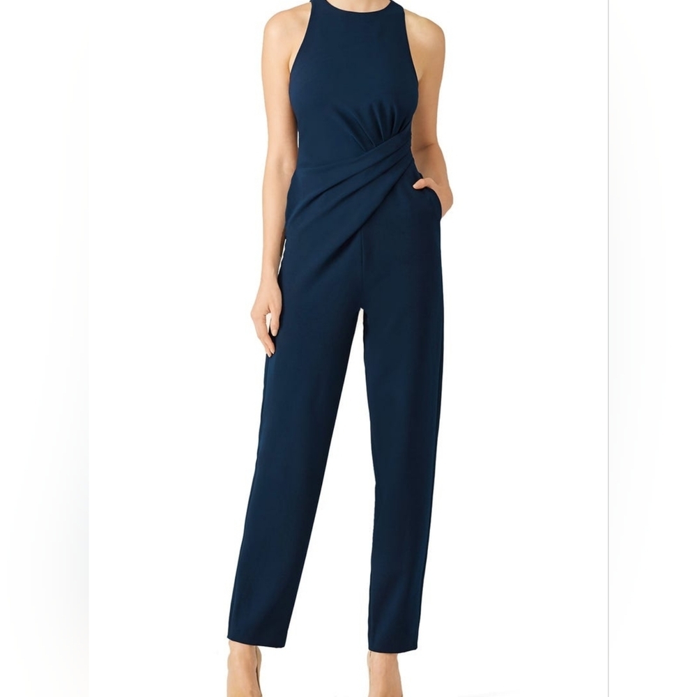AQ/AQ Women's Navy Freya Jumpsuit